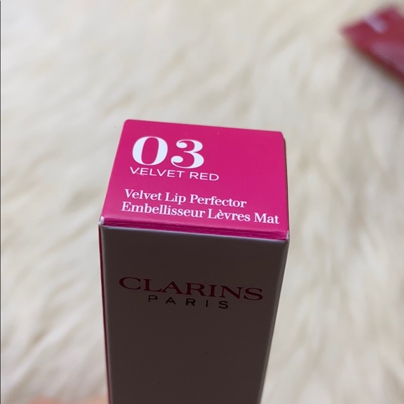 2/$25 Clarins Velvet Lip Perfector 03 -Velvet Red - Picture 8 of 8